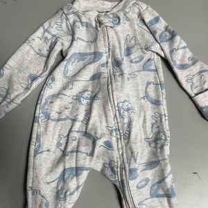 2 pack cotton footers “farm animal” theme